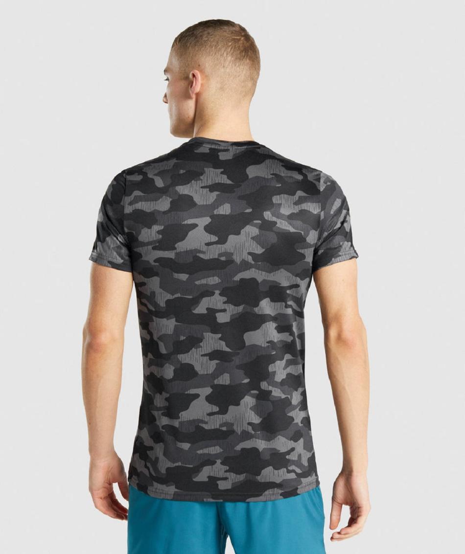 T Shirts Męskie Gymshark Arrival Szare | PL 3841FDN